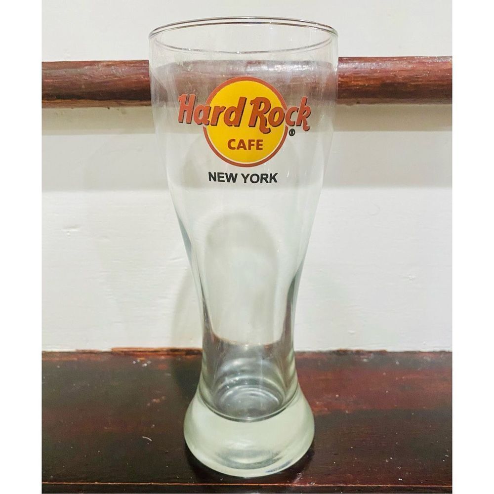 Hard Rock Cafe New York Tall Pilsner Glass